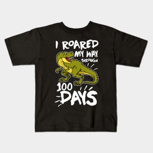 I Roared My Way Through 100 Days Kids T-Shirt